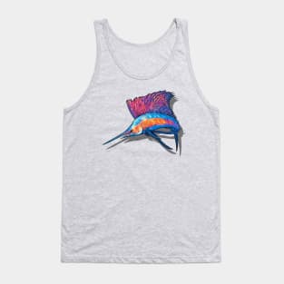 A Sailfish in the Ocean Tank Top